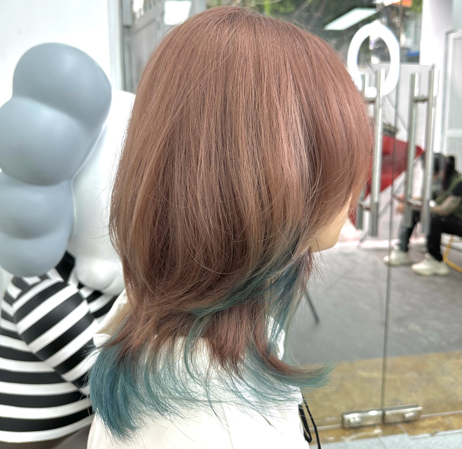 Một ví dụ hoàn hảo về kiểu tóc wolfcut tại salon tóc nữ Bình Thạnh