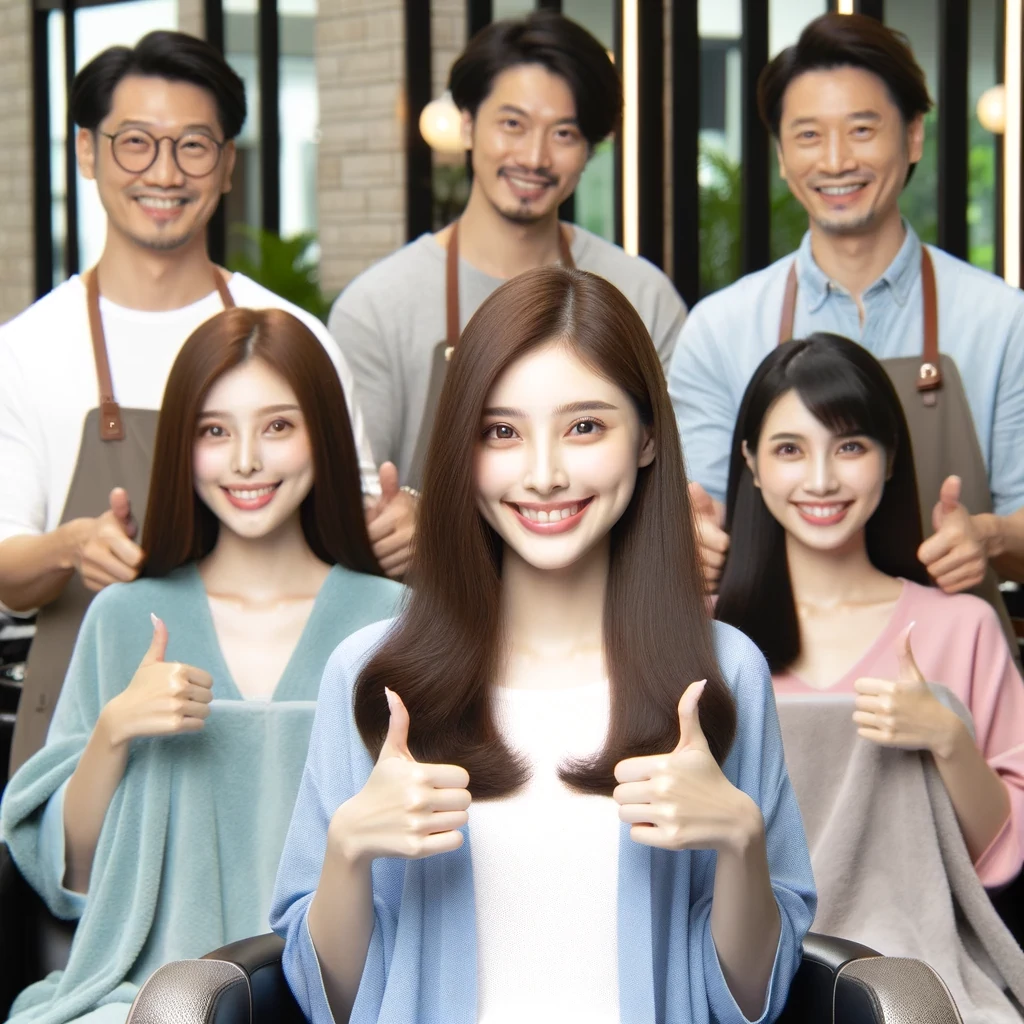 Khách Hàng Hài Lòng Tại Salon